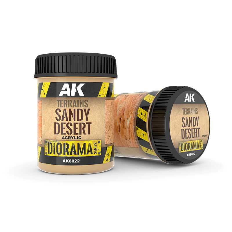 AK Interactive Dioramas: Terrains Sandy Desert - 250ml