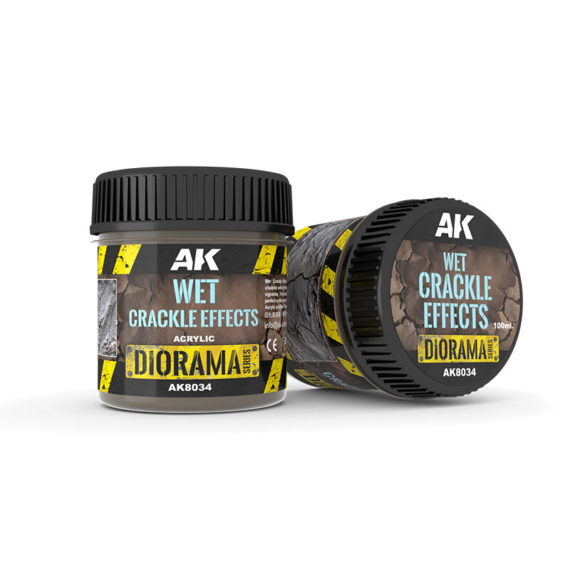 AK Interactive Dioramas: Wet Crackle Effects - 100ml