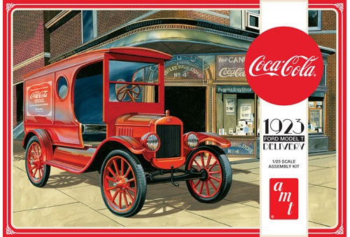 1:25 AMT Coca Cola 1923 Ford Model T Delivery Plastic Model Kit
