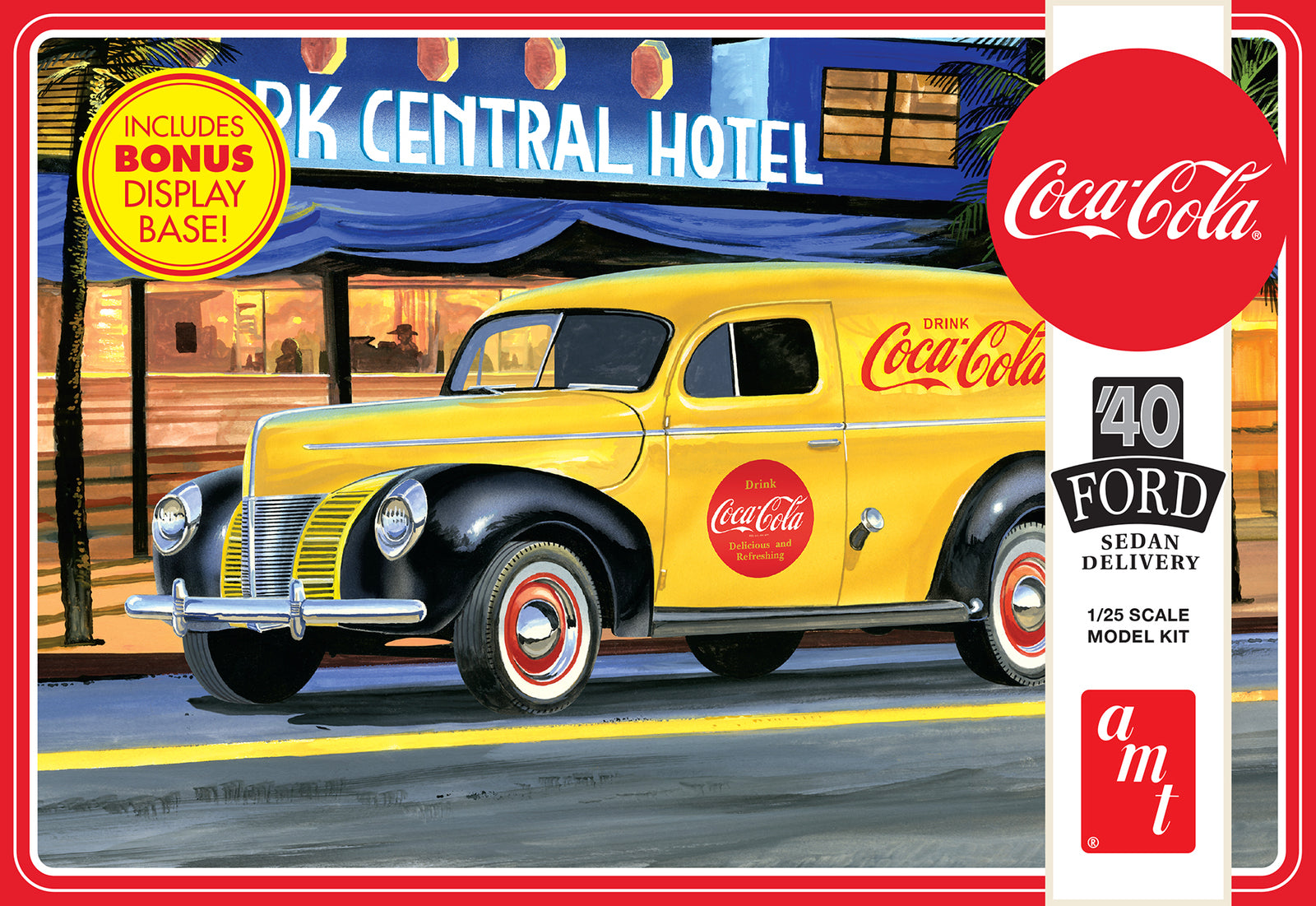 1:25 AMT 1940 Ford Sedan Delivery (Coca-Cola) Plastic Model Kit