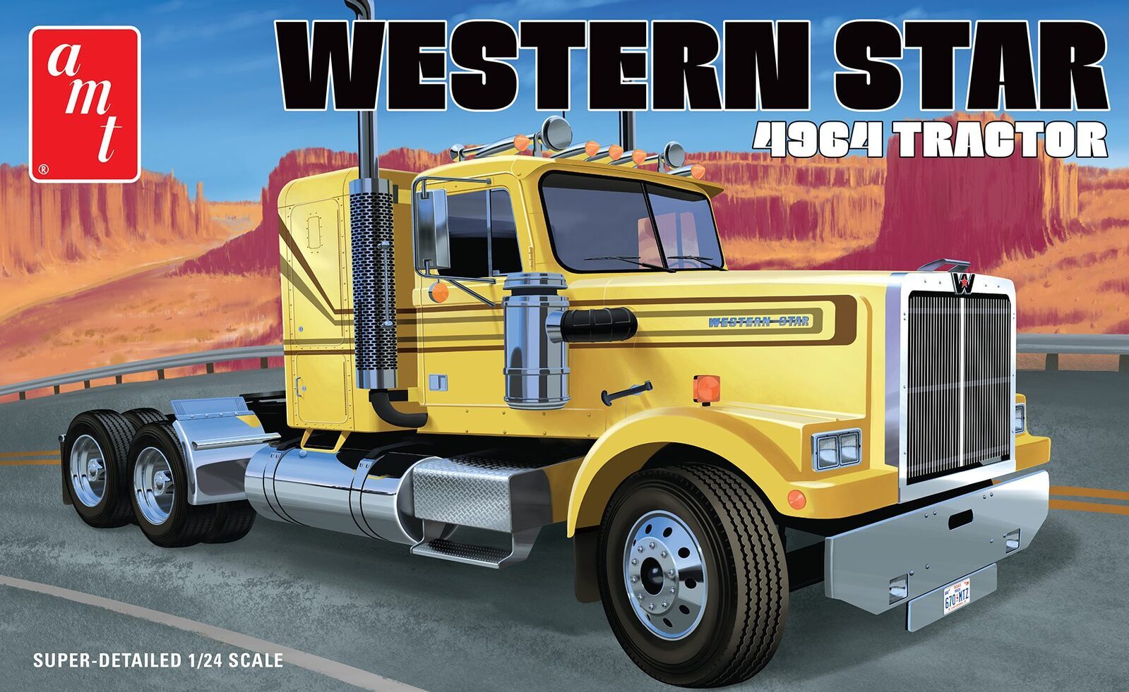 1:24 AMT Western Star 4964 Tractor Plastic Model Kit