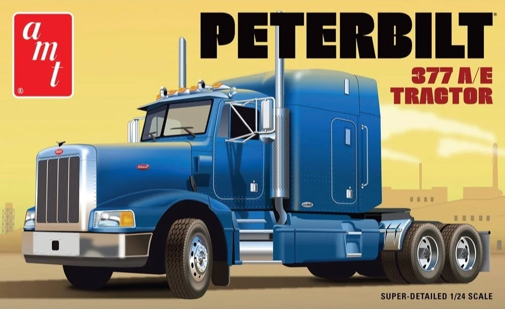 1:24 AMT Classic Peterbilt 377 A/E Tractor Plastic Model Kit