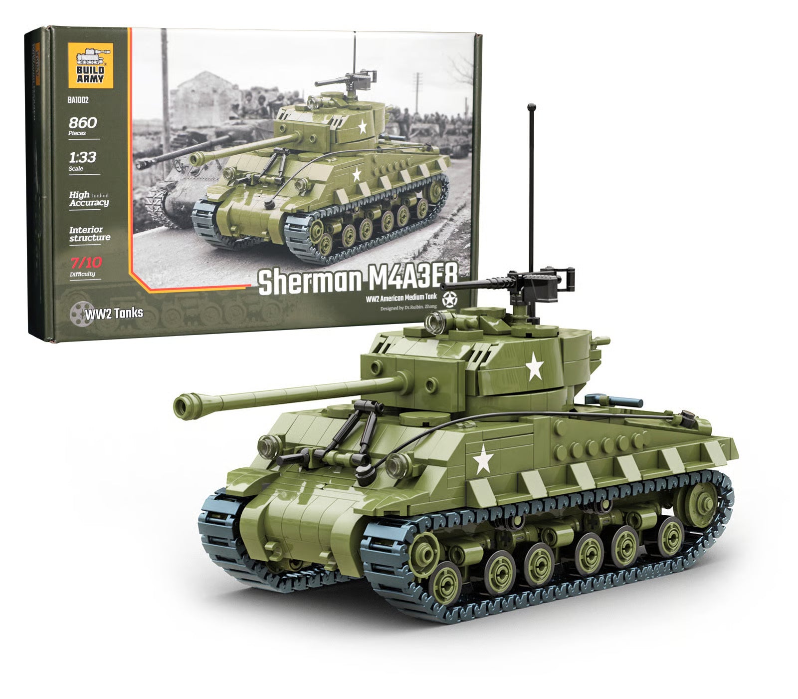 BUILD ARMY M4A3E8 Sherman Easy8