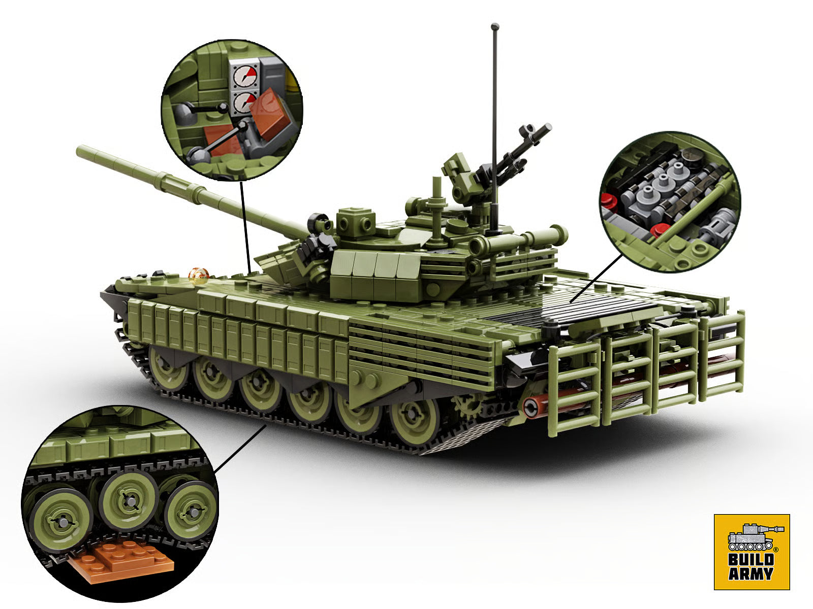 BUILD ARMY T-72B3 Tank