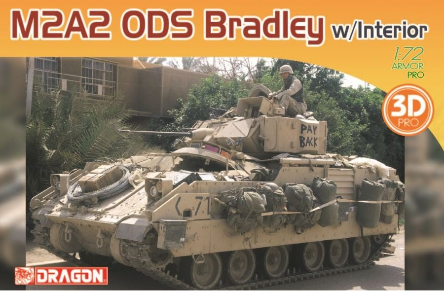 1:72 DRAGON M2A2 Bradley w/Interior Plastic Model Kit