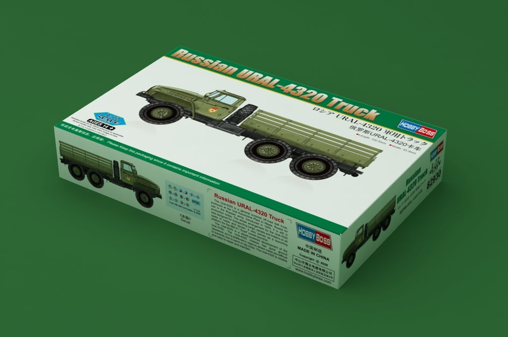 1:72 HobbyBoss Russian URAL-4320 Truck Plastic Model Kit