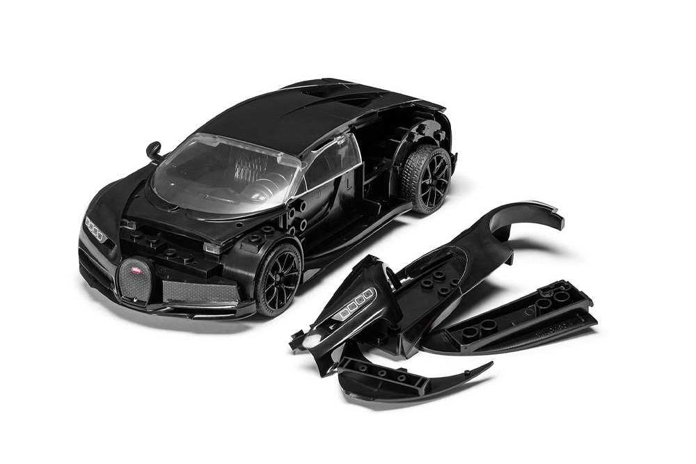 AIRFIX QUICKBUILD BUGATTI CHIRON - BLACK