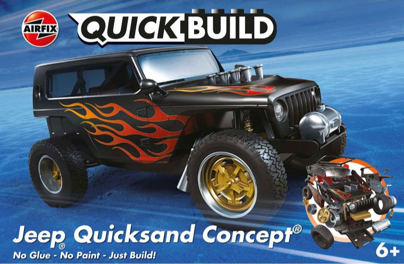 AIRFIX QUICKBUILD JEEP QUICKSAND CONCEPT Plastic Model Kit