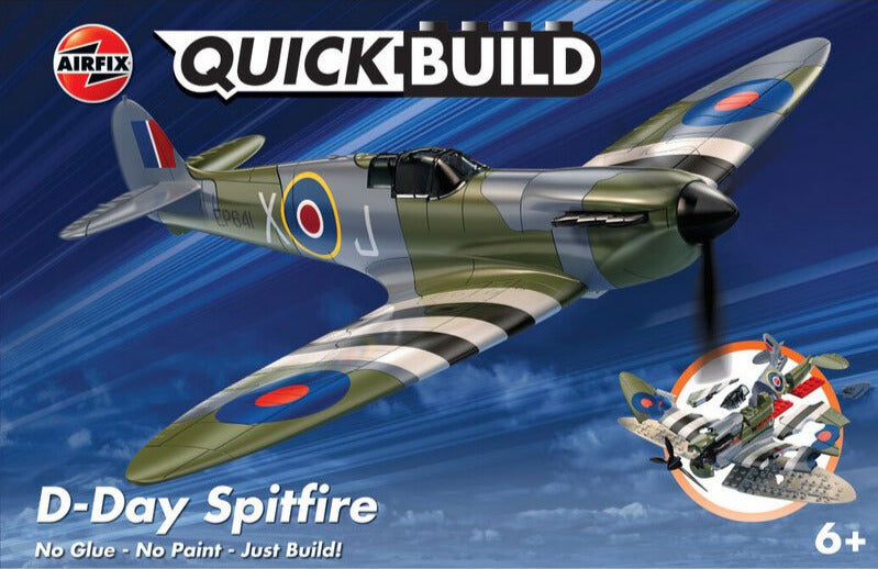 AIRFIX QUICKBUILD D-DAY SPITFIRE Plastic Model Kit