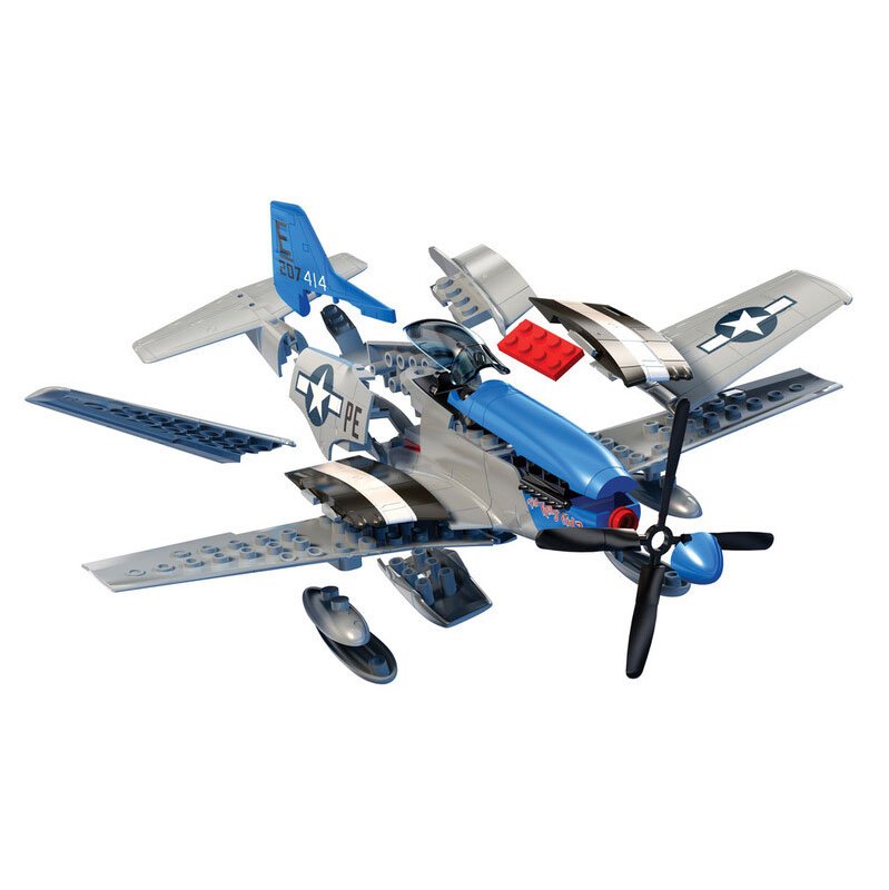 AIRFIX QUICKBUILD D-DAY MUSTANG Plastic Model Kit