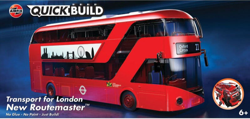 AIRFIX QUICKBUILD NEW ROUTEMASTER BUS Plastic Model Kit