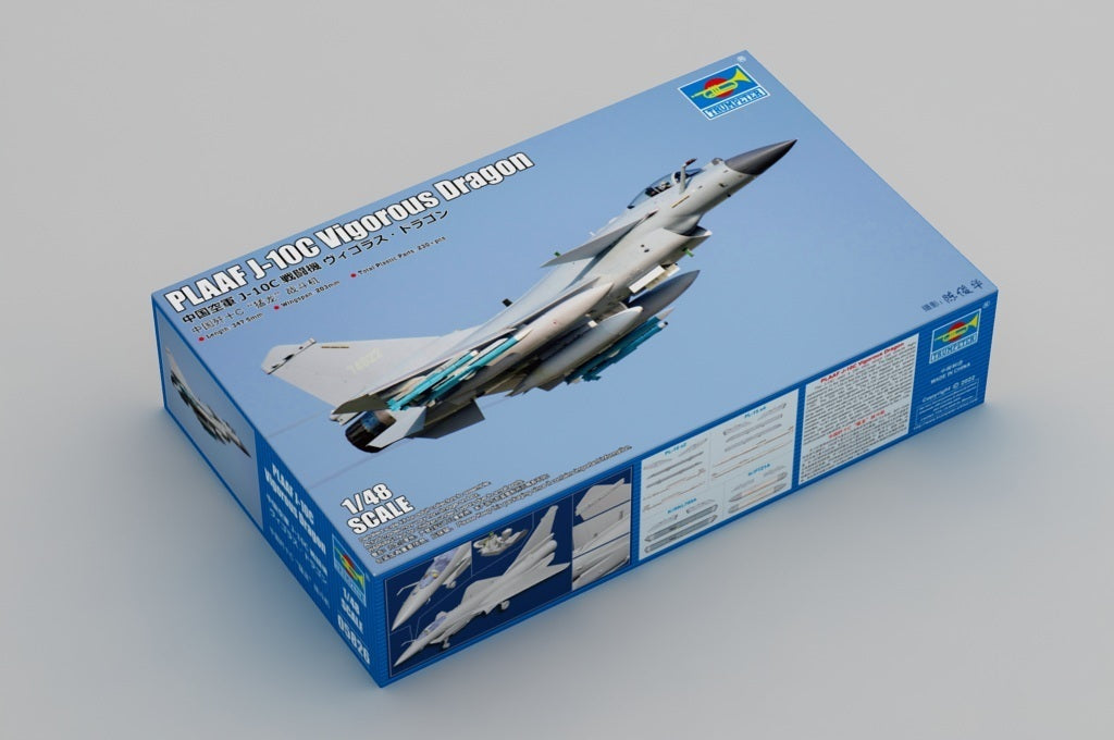 1:48 TRUMPETER PLAAF J-10C Vigorous Dragon Plastic Model Kit
