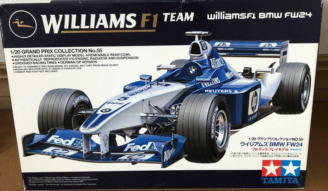 1:20 TAMIYA Williams F1 BMW FW24