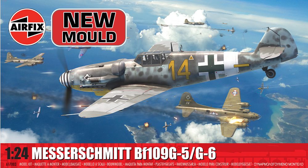 1:24 AIRFIX Messerschmitt Bf109G-5/G-6 Plastic Model Kit
