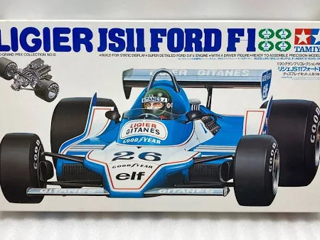 1:20 TAMIYA Ligier JS11 FORD F1 Plastic model kit