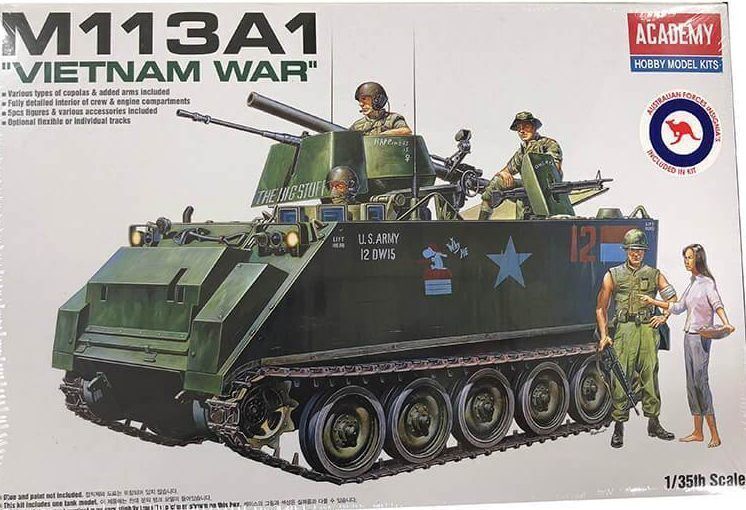 1:35 ACADEMY M113A1 Vietnam War *Australian Decals*