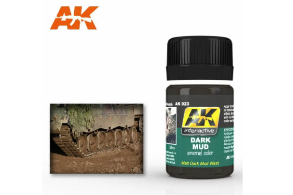 AK Interactive Weathering Products - Dark Mud Effects