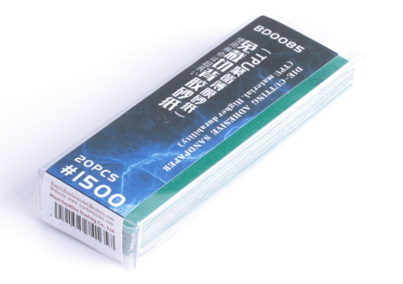 Border Model Die-Cutting Adhesive Sandpaper #1500 (20pc)