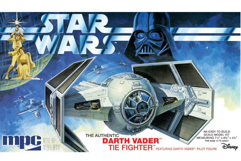 1:32 MPC Star Wars: A New Hope Darth Vader Tie Fighter Plastic Model Kit