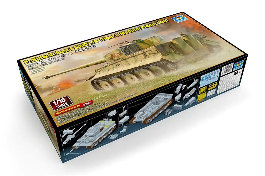 1:16 Trumpeter Pz.Kpfw.VI Ausf.E Sd.Kfz.181 Tiger I (Medium Production) Plastic Model Kit
