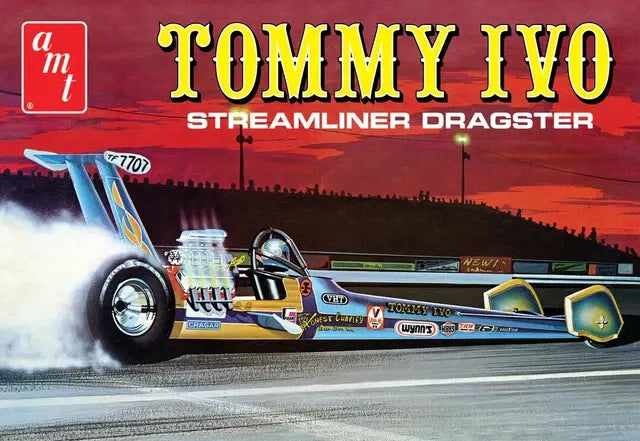 1:25 AMT Tommy Ivo Streamliner Dragster Plastic Model Kit