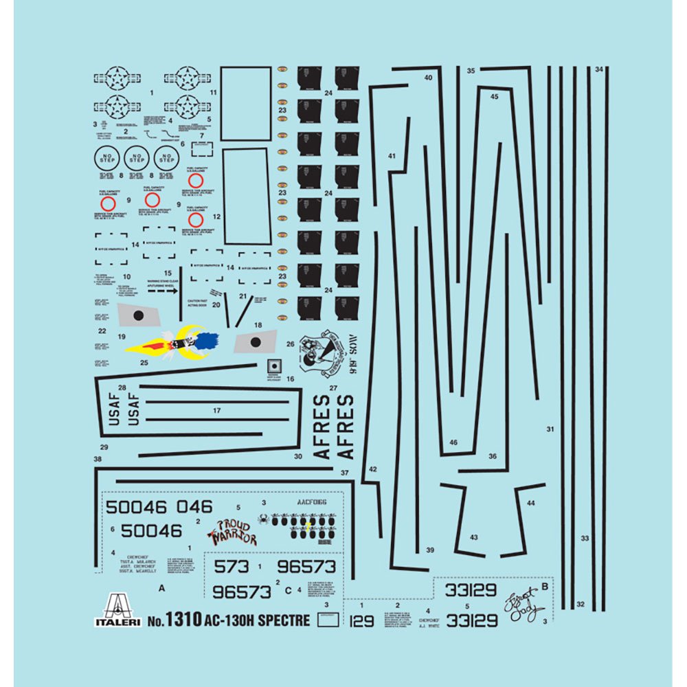 1:72 ITALERI AC-130H "SPECTRE" Plastic Model Kit