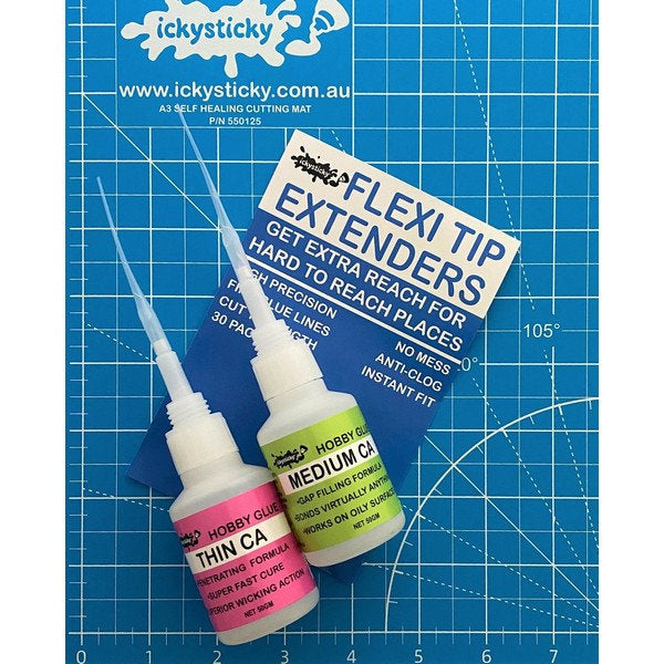 Ickysticky FLEXI TIP EXTENDERS 30PK