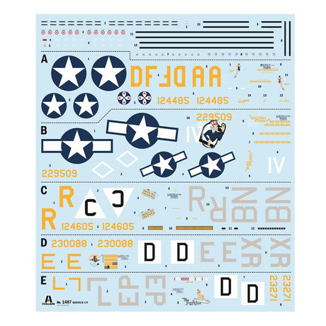1:72 ITALERI B-17F FLYING FORTRESS Plastic Model Kit