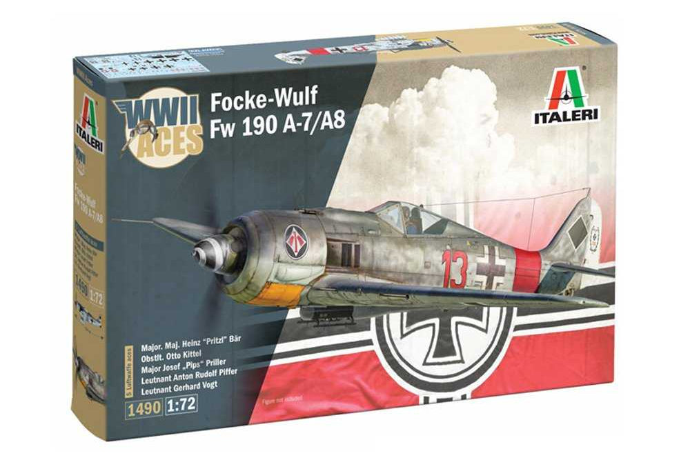 1:72 ITALERI FW 190 A-8/F WWII ACES