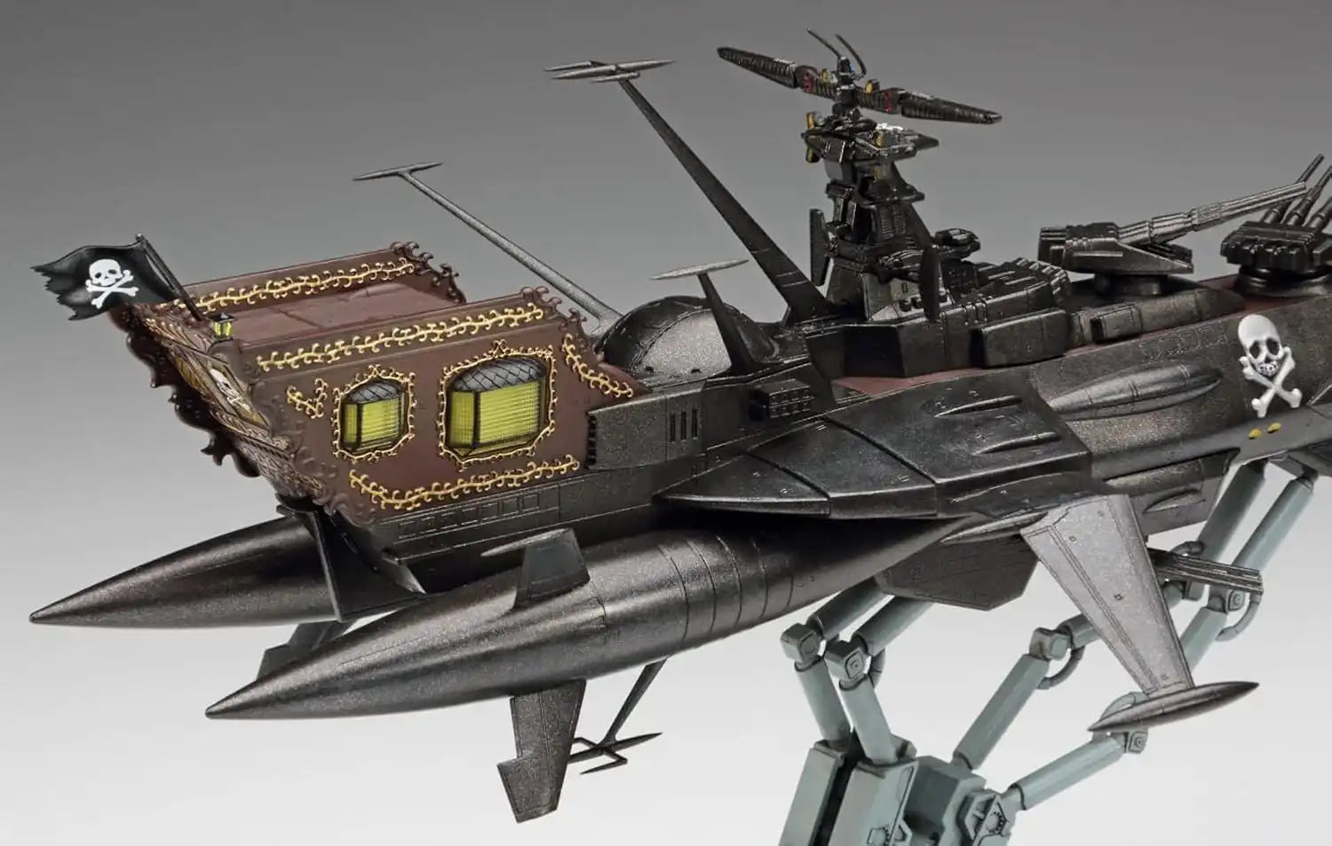 1:1500 CAPTAIN HARLOCK SPACE PIRATE DIMENSION VOYAGE Battleship ARCADIA Attack Enhanced Type