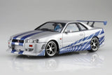 1:24 AOSHIMA Fast & Furious R34 SKYLINE GT-R