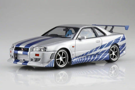 1:24 AOSHIMA Fast & Furious R34 SKYLINE GT-R