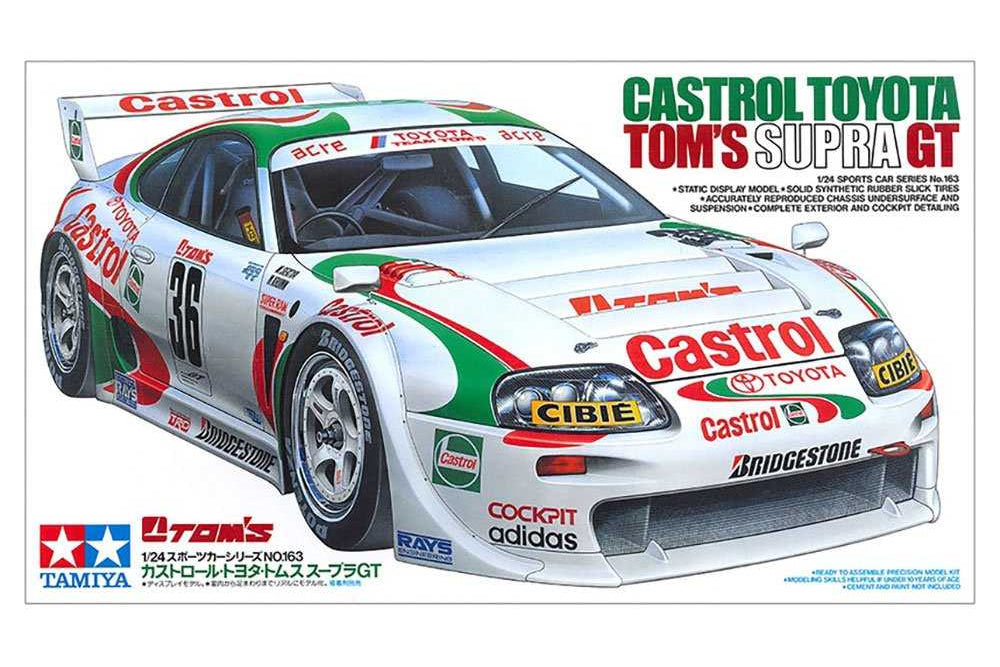 1:24 TAMIYA CASTROL TOYOTA TOM'S SUPRA GT