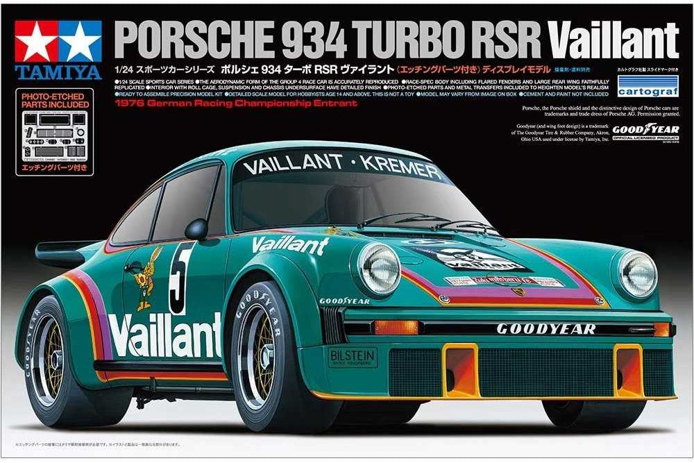 1:24 TAMIYA PORSCHE 934 TURBO RSR VAILLANT