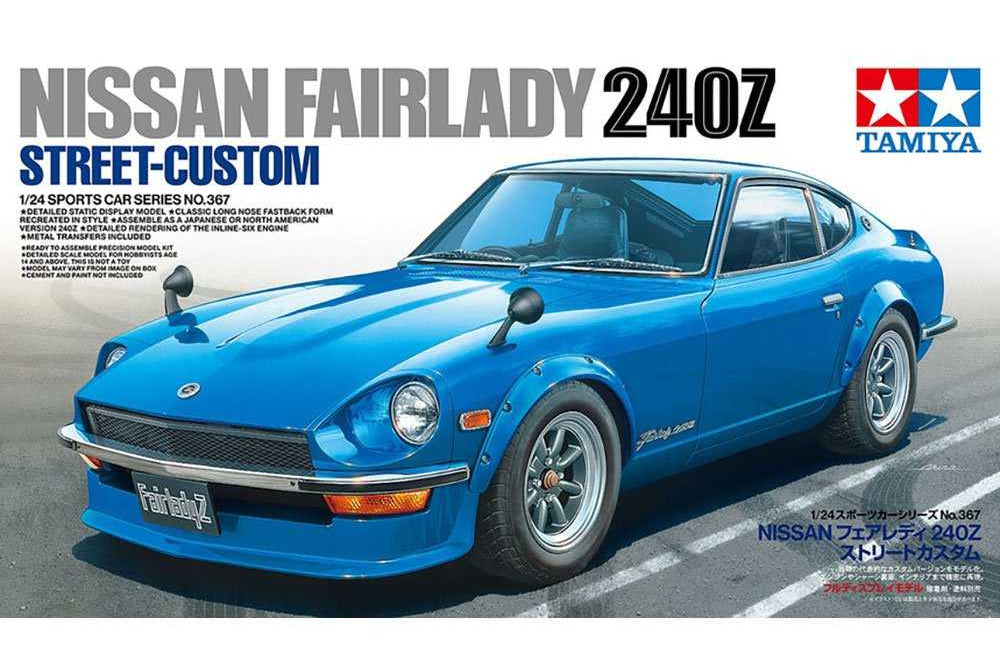 1:24 TAMIYA NISSAN FAIRLADY 240Z STREET-CUSTOM