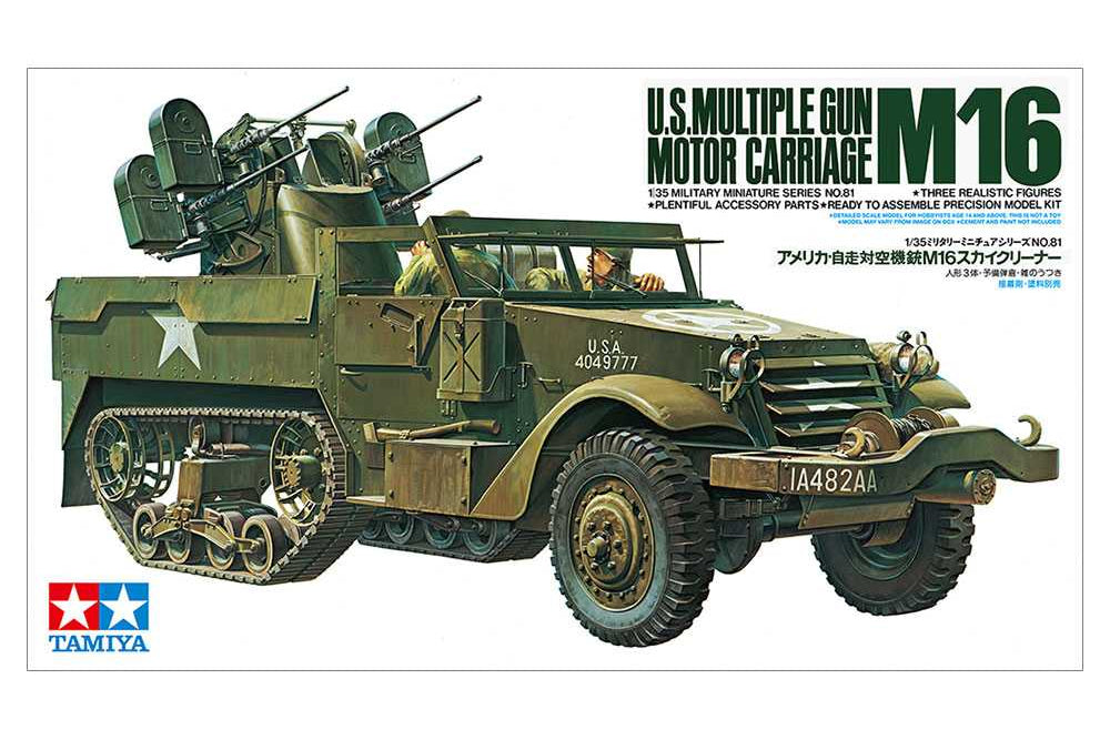 1:35 TAMIYA U.S. MULTIPLE GUN CARRIAGE M16