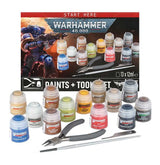 Warhammer 40K: Paint + Tools set