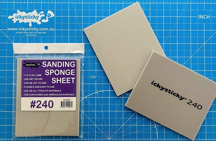 Ickysticky SANDING SPONGE SHEET 240 grit