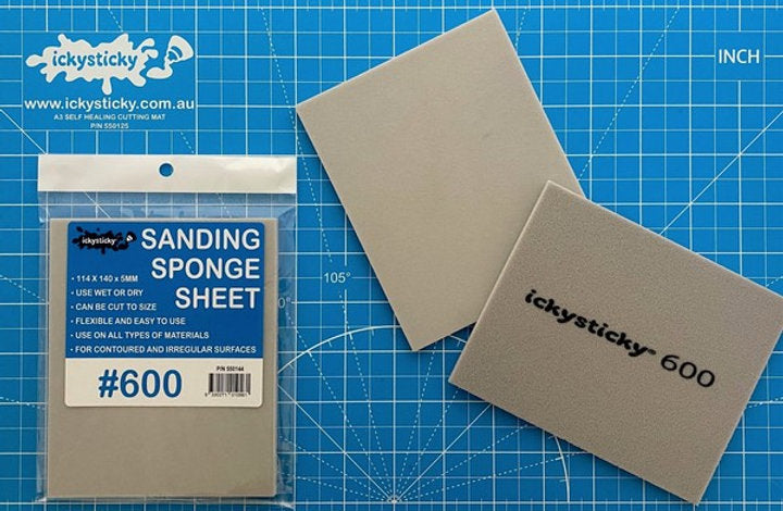 Ickysticky SANDING SPONGE SHEET 600 grit