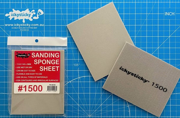 Ickysticky SANDING SPONGE SHEET 1500 grit