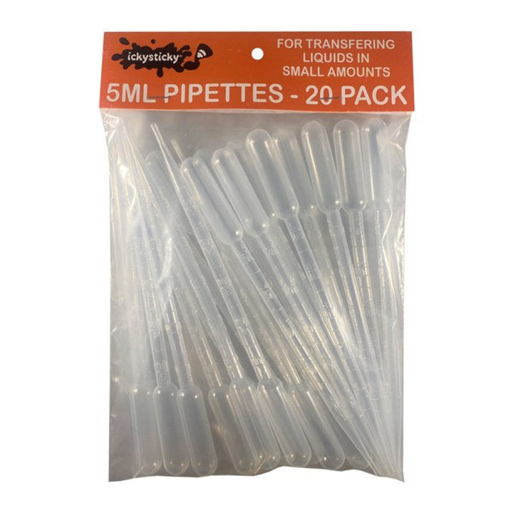 Ickysticky PIPETTES 5ml 20 PACK