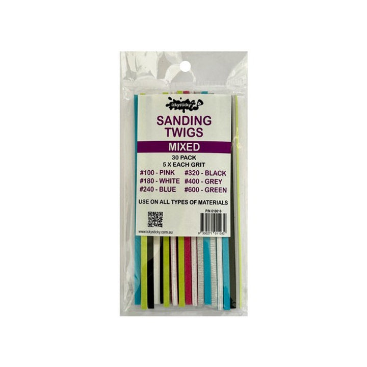 Ickysticky SANDING TWIGS mixed 30pack