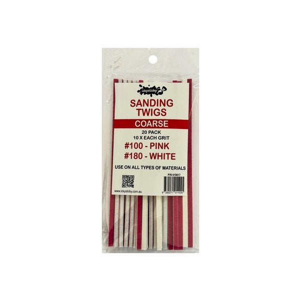 Ickysticky SANDING TWIGS - COARSE 20pack