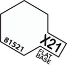 Tamiya Mini X-21 FLAT BASE 10ml Acrylic Paint