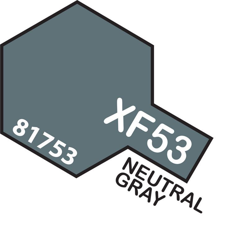 Tamiya Mini XF-53 NEUTRAL GREY 10ml Acrylic Paint