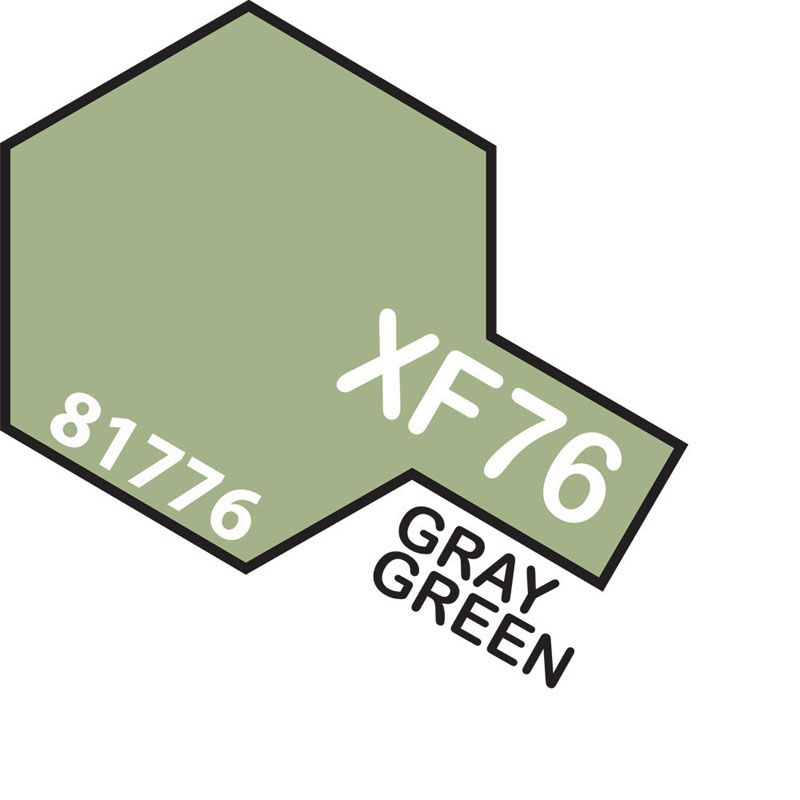 Tamiya Mini XF-76 GRAY GREEN (IJN) 10ml Acrylic Paint