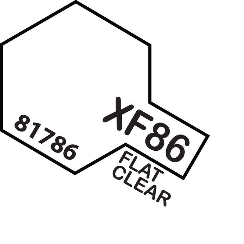 Tamiya Mini XF-86 FLAT CLEAR 10ml Acrylic Paint