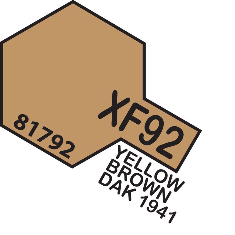 Tamiya Mini XF-92 YELLOW-BROWN DAK 1941 10ml Acrylic Paint