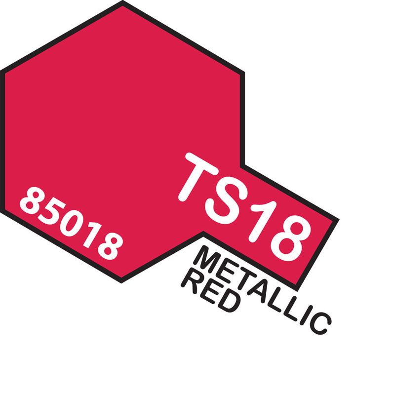 TAMIYA TS-18 METALLIC RED Spray Paint
