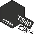 TAMIYA TS-40 METALLIC BLACK Spray Paint